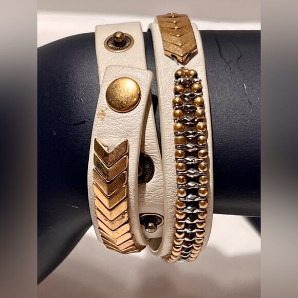 [Stella and Dot] Gilded Path Double Wrap bracelet - Picture 2 of 6